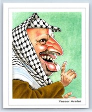 2003 Bob Hoare Yasser Arafat Caricature Mini #07-30