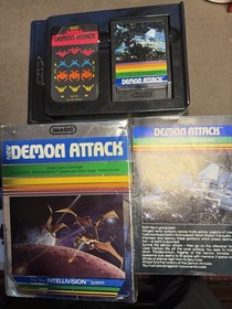 Vintage Intellivision II Console & 11 Games With Box And Joysticks!! Working!