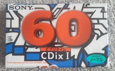 Sony Japanese Everytime CDIX I  60 Audio Cassette Sealed Vintage Normal Bias