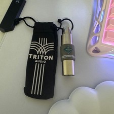TRITON AUDIO FetHead Mic Preamp Silver Phantom Power Eliminator Used