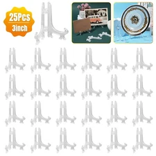 25X Coin Easel Display Stand 3" Small Size Holder Paper Card Bracket Photo Frame
