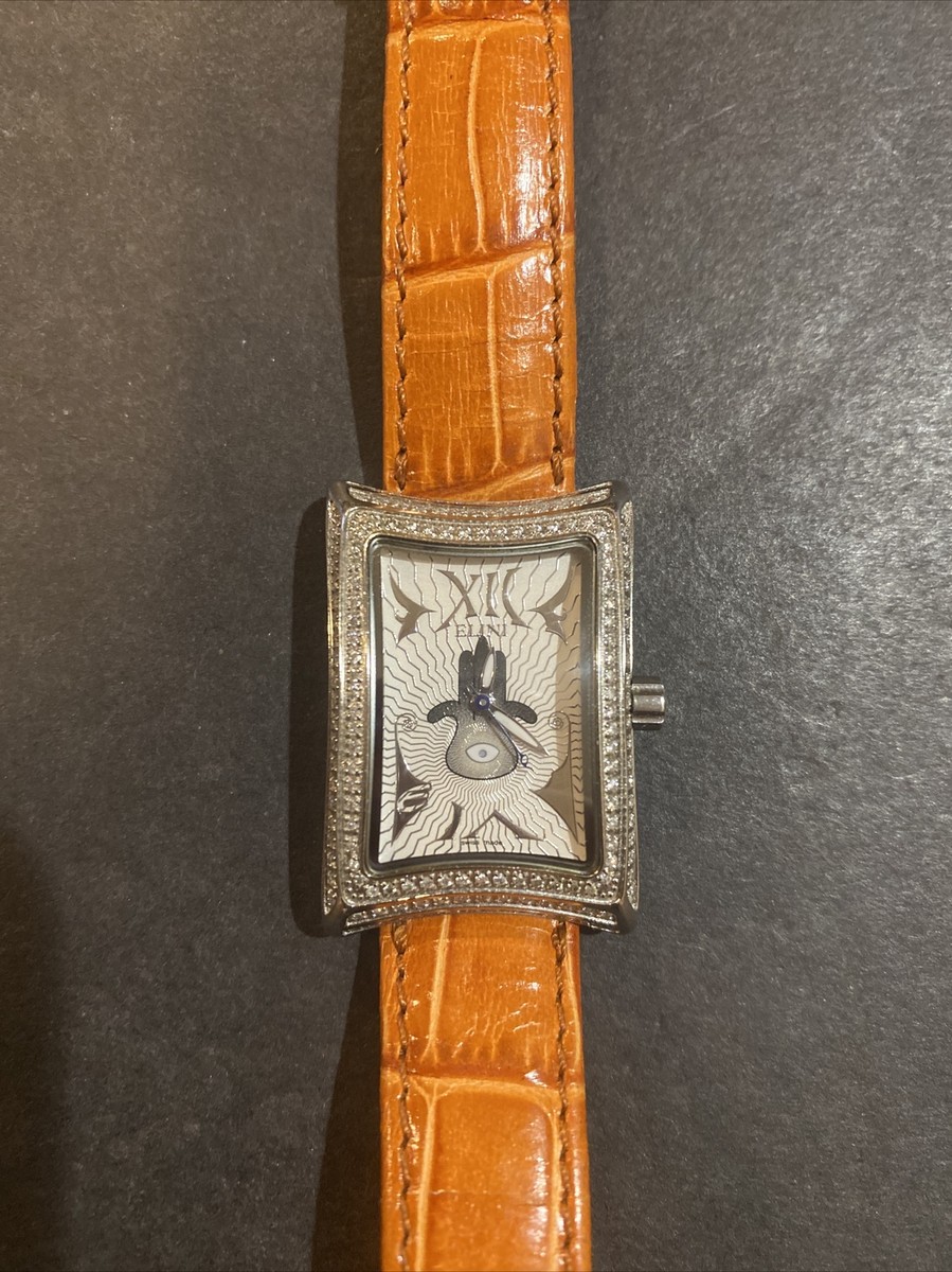 Elini Nazar Lucky Hand Hamsa Steel Diamond Ladies Quartz  display picture 1
