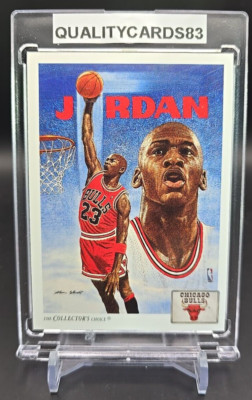 Michael Jordan 1991 Upper Deck The Collectors Choice Checklist Card WITH CASE