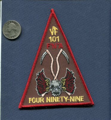 VF-101 GRIM REAPERS Crew Training Class 4 1999 NAVY F-14 TOMCAT Squadron Patch