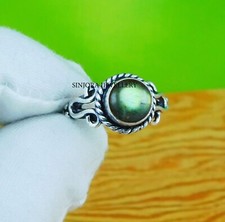 Labradorite Gemstone 925 sterling silver handmade Gift Ring US size 5 to 13