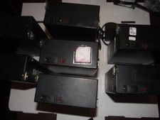 LOT OF 7 METZ CT-60 BATTERY HOLDERS, 1 FLASH HEAD, 1 CHARGER AND BAT HOLDER CASE