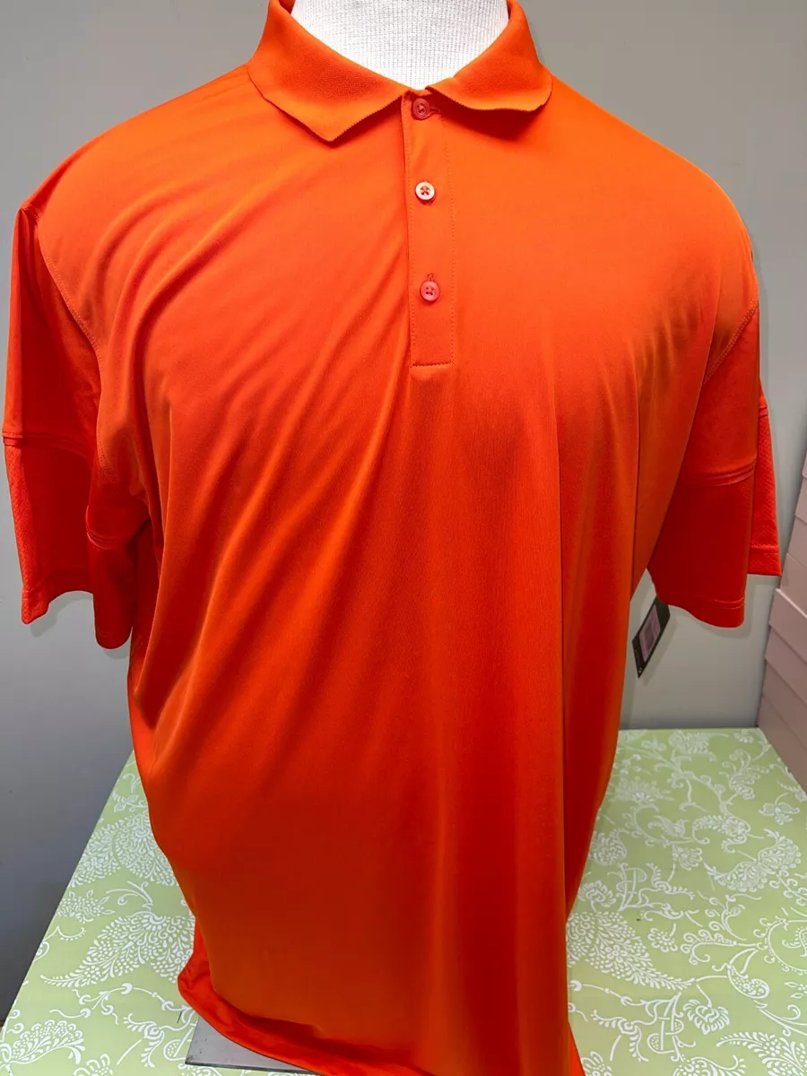 Orange nike hotsell polo shirt