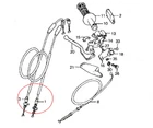 Throttle Cable Push & Pull Set For Honda XR500R 1981-1984