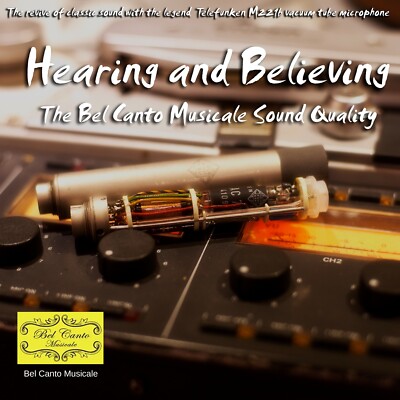 Bel Canto Musicale Sound Quality Showing Tape - 1/4 inch 2 track 15 IPS CCIR EQ