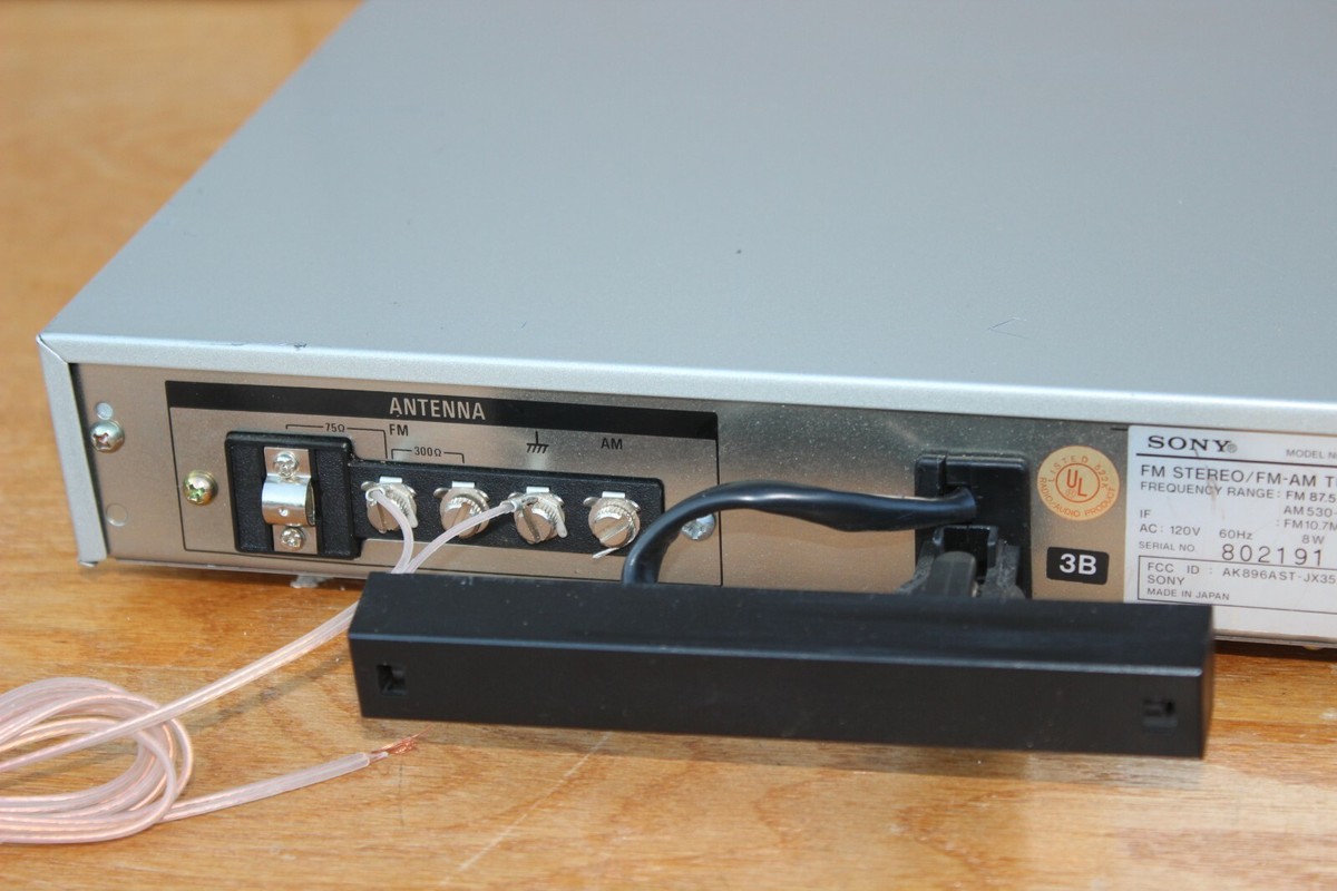 Sony ST-JX35 AM FM Stereo Tuner | AM/FM | Liquid Crystal