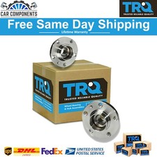 TRQ New Rear Wheel Hub & Bearing Pair For 1998-2010 VW Beetle Golf Jetta Audi TT