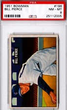 Billy Pierce, PSA 8, MLB All-Star, Bowman 1951, Chicago White Sox