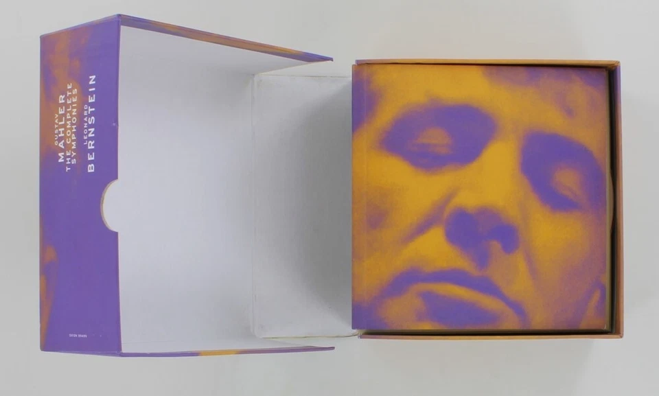 Gustav Mahler, Complete Symphonies 12 CD Box Set 2001 Leonard Bernstein w/Book Foto 2 de 4