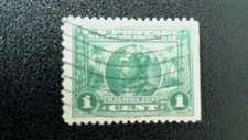 USA 1913 $.01 #397 Balboa Issue Used Nice Margins - See Images & Description