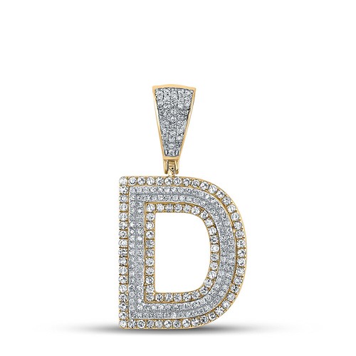 10K White Or Yellow Gold Mens Diamond 