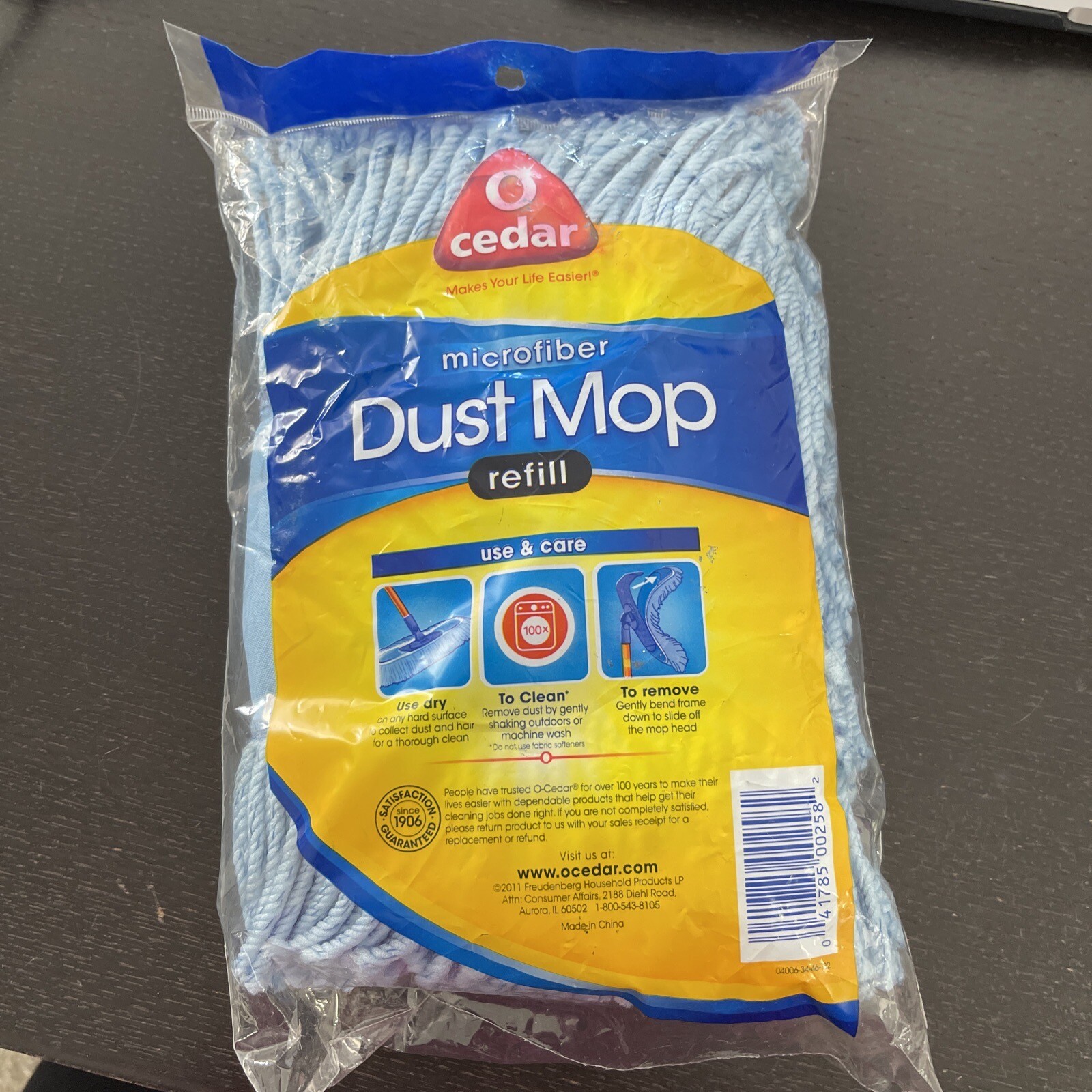 OCedar Dust Mop Microfiber Refill Replacement For Every Which Way Mop