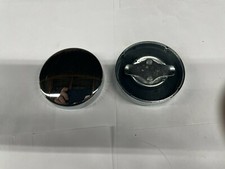 2x Harley Davidson chrome vented gas tank cap bayonet style  1936-1972  61003-36