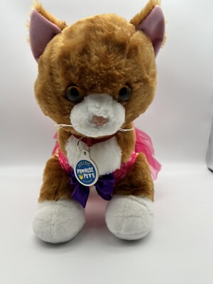 Build A Bear Promise Pets Tabby Cat 15'' Plush Stuffed Toy Orange Kitty 2016 Tutu