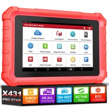 Launch Auto Diagnostic Tablet All Systems Obd2 Scanner Ecu Coding Bidirectional