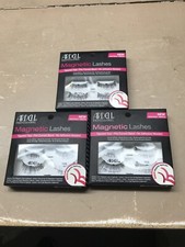 Lot Of 3 Ardell Professional Magnetic Lashes #105 Tapered Tips Pre-Curved Band