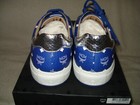 100% AUTHENTIC NEW MEN MCM BLUE VISETOS LOGO GROUP LOW TOP SNEAKERS EU 44/US 11 — photo 9
