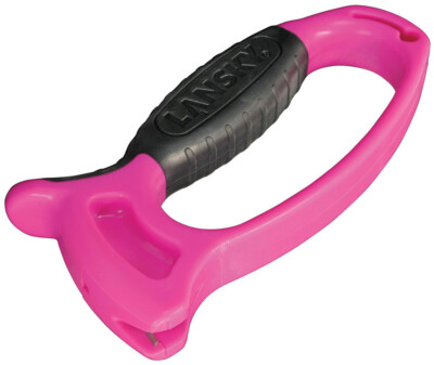 Lansky Deluxe 6.375'' Quick Edge Pink Knife Sharpener 09896