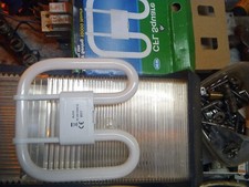 Image of 16W 2 pin White 2D CFL 3500k 16 Watt Lamp Bell bulkhead light bulb