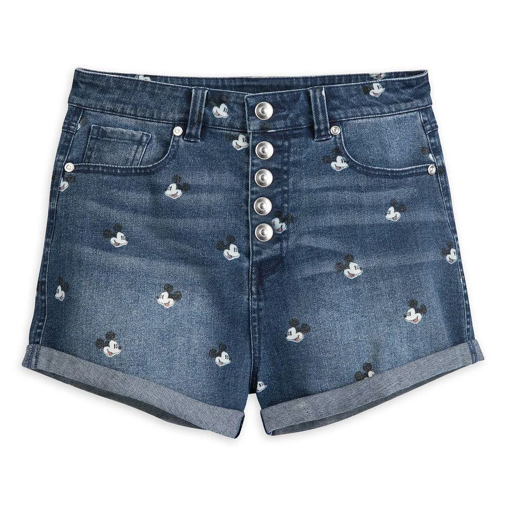 Disney denim best sale shorts