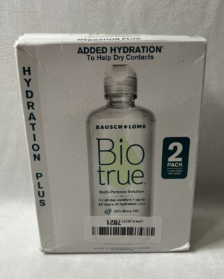 Biotrue Hydration Plus Multi-Purpose Contact Lens Solution, 10.0 Oz, 2 Pack