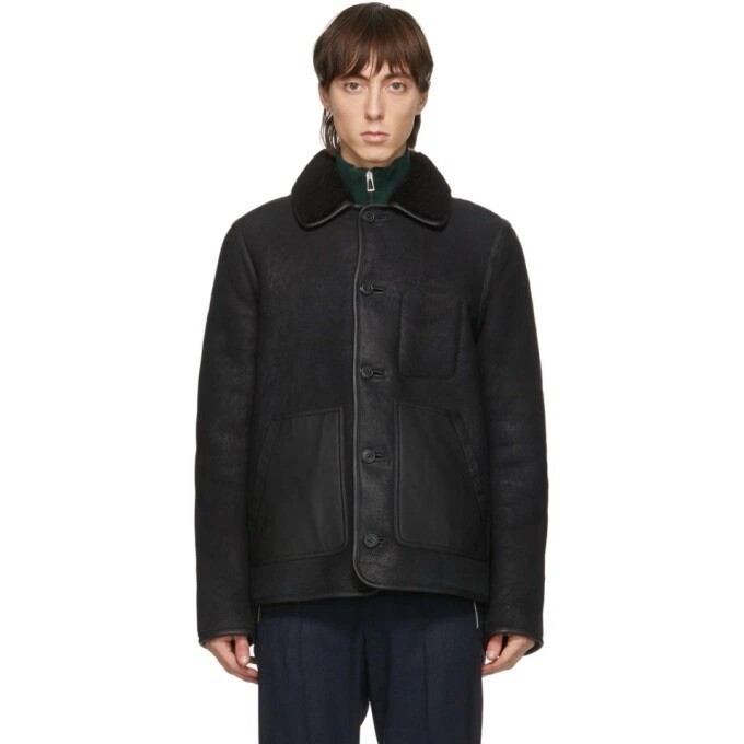 PS Paul Smith New Sheepskin Reversible Leather Jacket PS Paul Smith New Sheepskin Reversible Leather Jacket