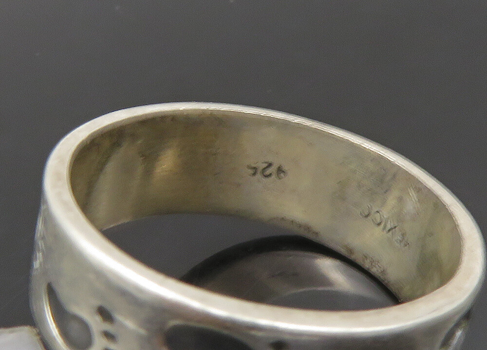 ヴィンテージ mexico silver925 ワンラインリングL322 ヴィンテージ mexico silver925 ワンラインリングL322