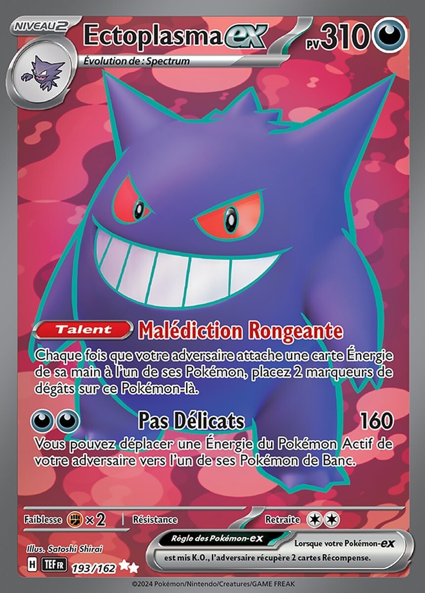 Ectoplasma ex (TEF 193/162) - Forces Temporelles - Carte Pokémon