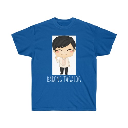Barong Tagalog Cartoon Blue Pants Anime Philippines Filipino Boy T-Shirt - 第 34/45 張圖片