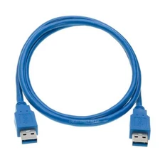 USB 3.0 Cable 3FT Male to Male A to A Double Sided Cord for Data Transfer Com...