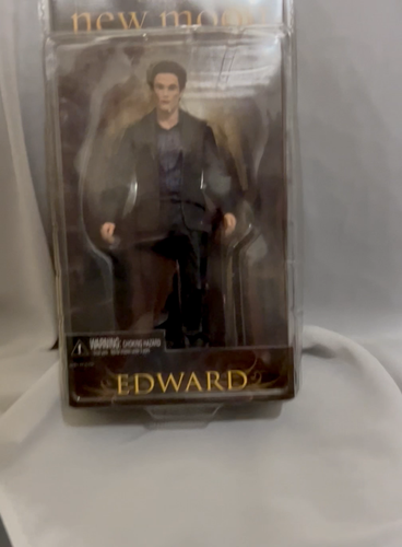 TWILIGHT New Moon EDWARD CULLEN FIGURE 7" DOLL 2009 NECA Reel Toys SIP w/ BOX - Video 1 of 1