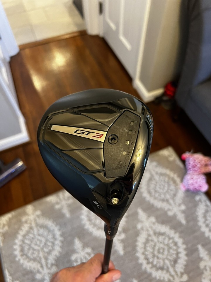 Titleist GT 3 9 Degree Driver With MCA tensei 1K Black 75 X Stiff Shaft