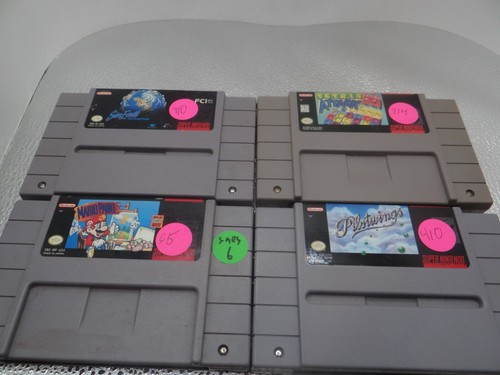SNES 4 PACK: TETRIS ATTACK, PILOT WINGS, MARIO PAINT, SIM EARTH