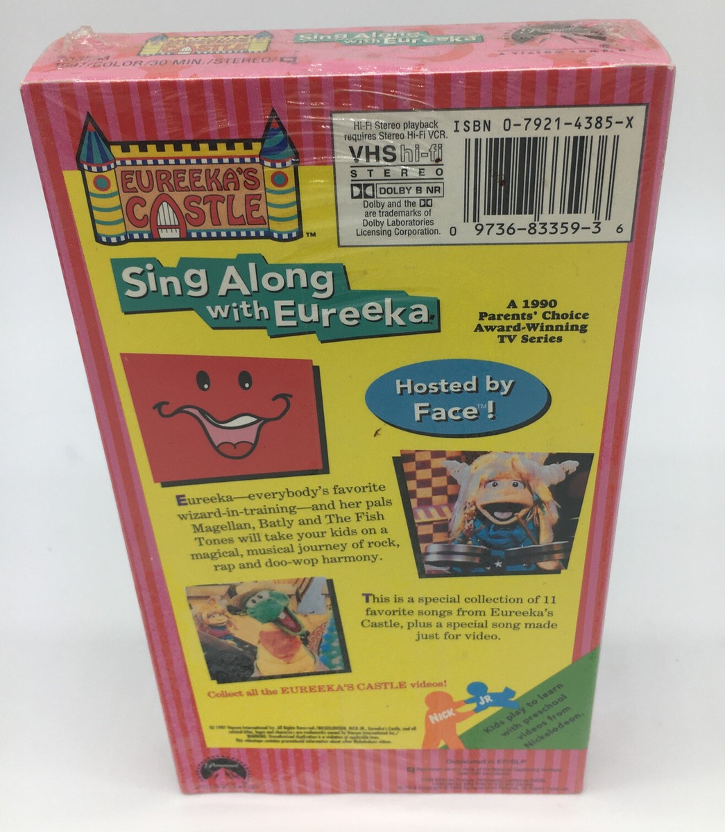 Nickelodeon Nick Jr Eureeka's Castle Sing Along VHS Screener New