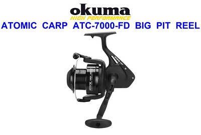 OKUMA ATOMIC CARP ATC-7000-FD BIG PIT ROLLE FÜR GROBES SPOD MARKER FEEDERANGELN