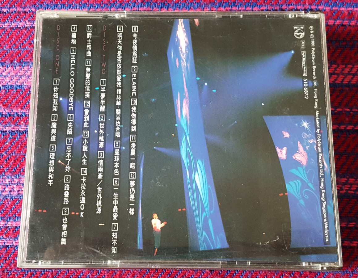 Alan Tam ( 譚詠麟 ) ~ 譚詠麟夢幻柔情演唱會91 ( T113 Press ) Cd | eBay