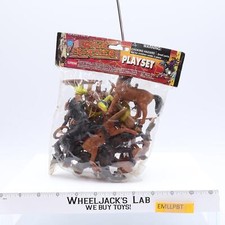 20Pc Wild Frontier Indians  Horses Supreme Toy Soldiers NEW SEALED