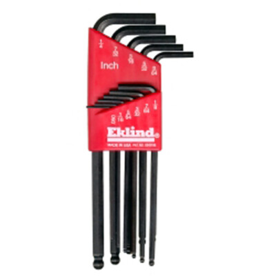 Eklind 13211 11 Piece SAE Long Ball End Hex-L Hex Key Set