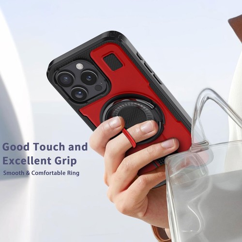 For iPhone 14 Pro Max 14 Plus Thin Ring Stand Phone Case Cover / Tempered Glass - Picture 4 of 32