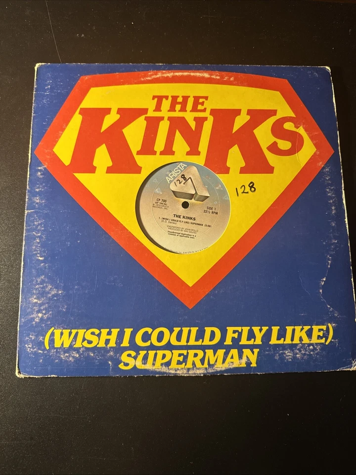 THE KINKS - SUPERMAN/LOW BUDGET 12" Single CP700 Arista Vinyl 1979 - Image 2 of 4