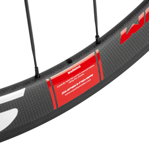 700C Carbonfaser Laufradsatz 50mm Drahtreifen Rennrad Carbon Laufrader 23mm Matt - Bild 9 von 12