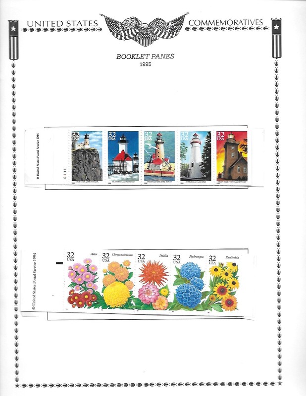 (reduced to cost) US 2973a (BK230)(20)  Lighthouses 32c ,2997a BOOKLET (20) FL.