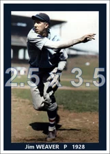 Jim Weaver - 1928 Washington Senators - choose a style - colorized print