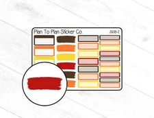 2608-2~~Fall Mixed Labels Planner Stickers.