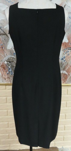 NWT ELEGANT JONES WEAR SZ 8 SLEEVELESS STRETCH TUNISIA LITTLE BLACK DRESS - Picture 4 of 6