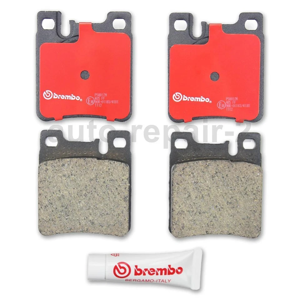 Juego de pastillas de freno de disco delanteras traseras Brembo 1992~1993 Mercedes-Benz 300SD Foto 2 de 4